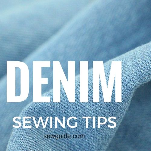 como coser denim