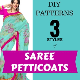 cómo coser enaguas sari