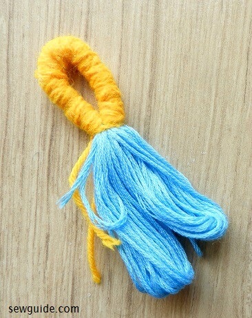 colorido seda fabricado a mano lana mini borlas para Colores 6 12 trozo de lana