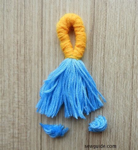 colorido seda fabricado a mano lana mini borlas para Colores 6 12 trozo de lana