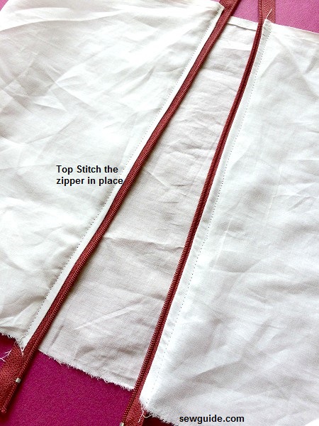coser una bolsa de lavado para sujetadores