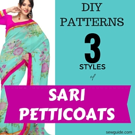 cómo coser enaguas sari