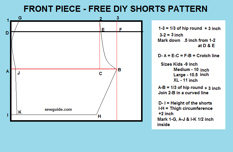 cómo coser pantalones cortos 