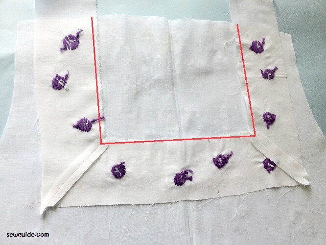 coser un patrón sin vestido
