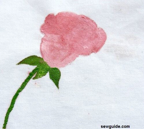 pintura rosa simple