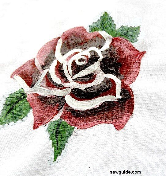 pintura rosa simple sobre tela