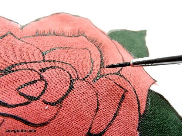 tutorial de pintura de rosas fácil