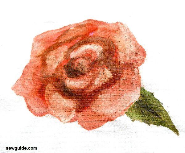 pintura rosa fácil