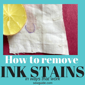Cómo quitar las manchas de tinta de la ropa