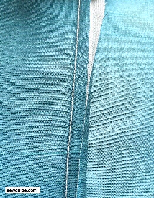 como coser costura plana