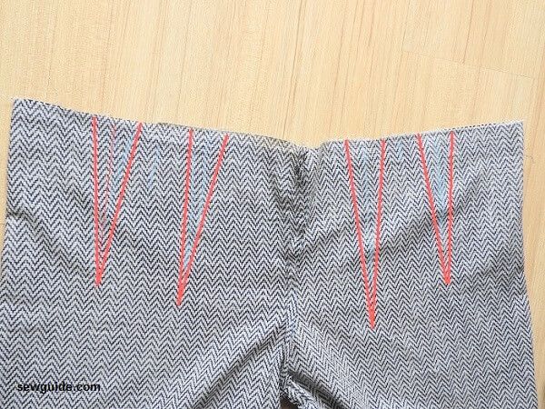 patrón de costura de culottes