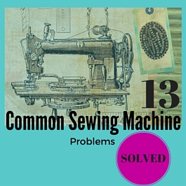 problemas de la máquina de coser