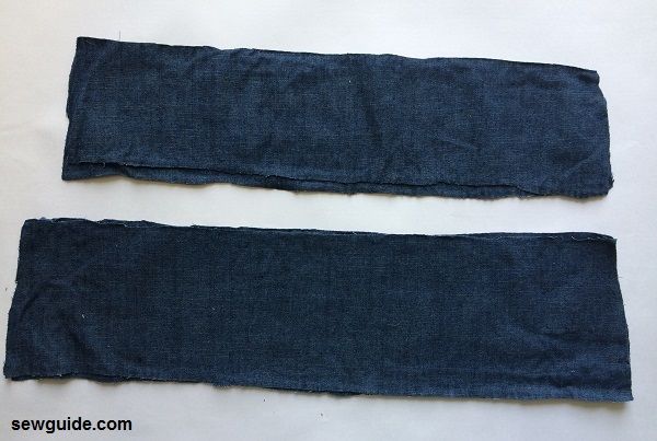 Cómo hacer una falda con jeans