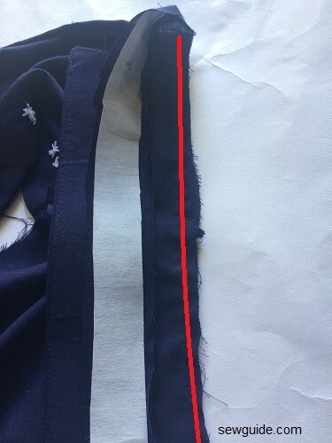 patrón de costura de la camisa delantera del lazo 