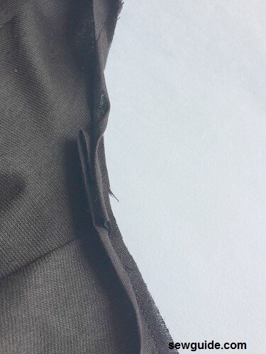 patrón de costura del vestido de panel