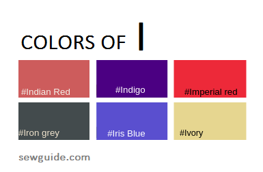 nombres de colores en la moda