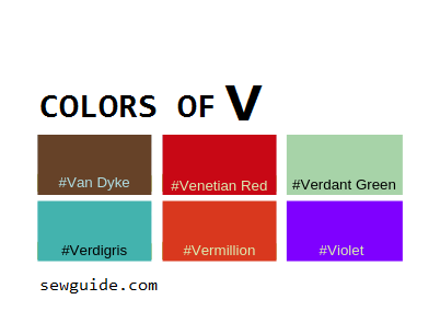 Nombres de colores en la moda