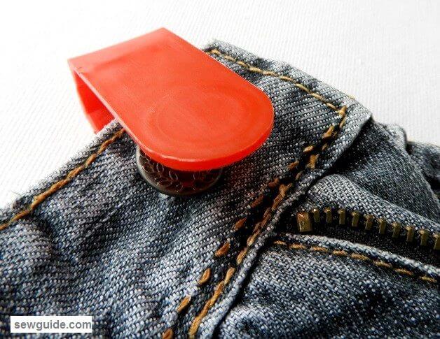 reemplazo de botones de jeans