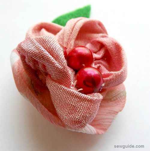 hacer rosas de tela