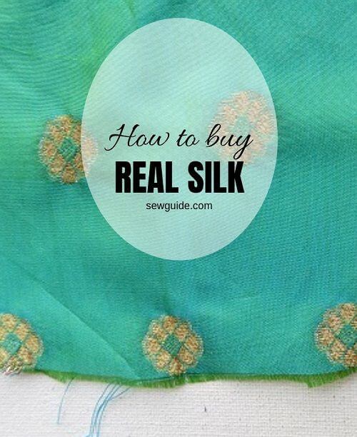 cómo comprar seda pura real