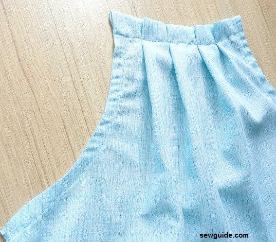 coser un top sin mangas