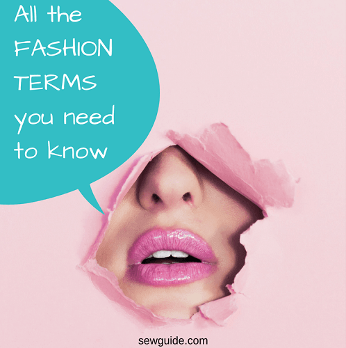 términos de vocabulario de moda